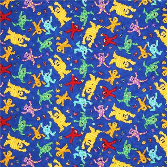 Monster Mash Fabric / Kids fabric / Juvenile by