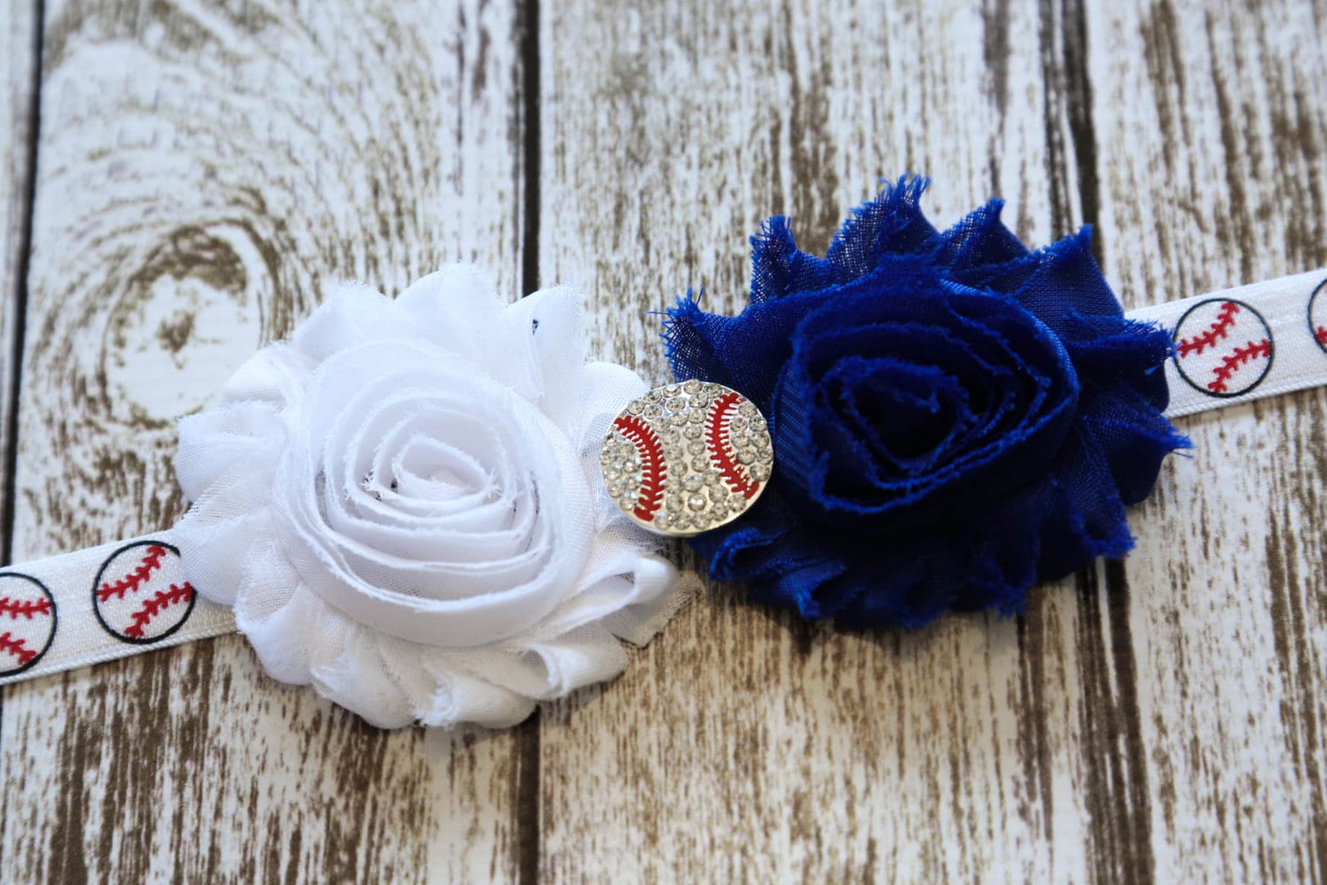 Pro Baseball HeadbandWhite Baseball HeadbandBlue Baseball