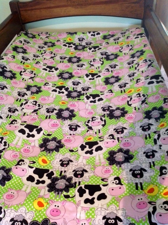 Farm animals change mat cover change pad by JamelHandmadeGifts