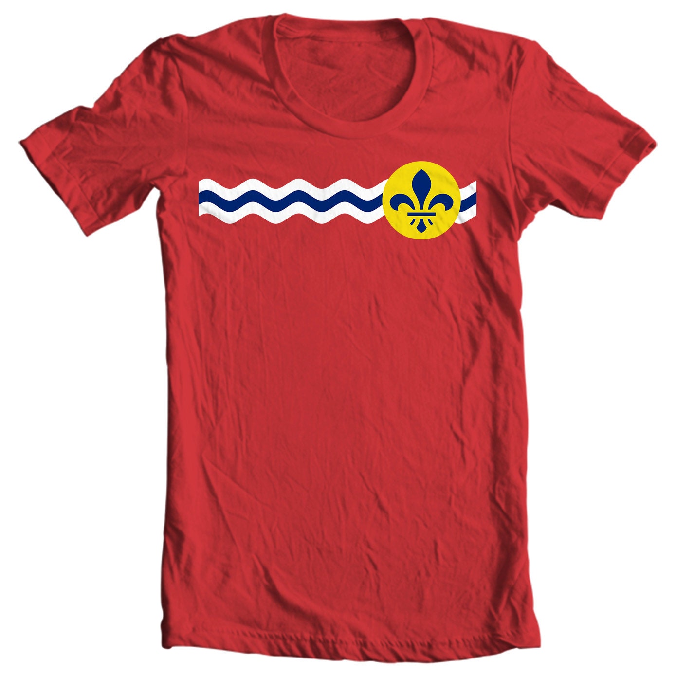 St. Louis T-shirt St. Louis Missouri City Flag St. by Yesteeyear