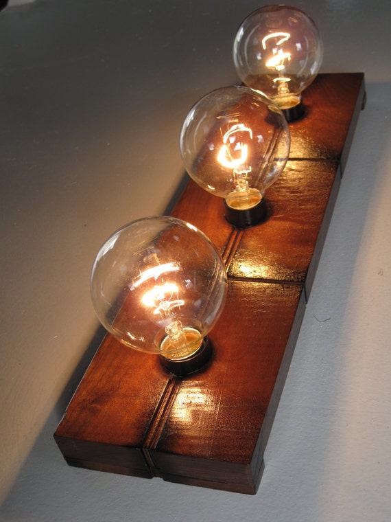 Light Fixture Bathroom Vanity for Wall Mirror by Mittenhandmade