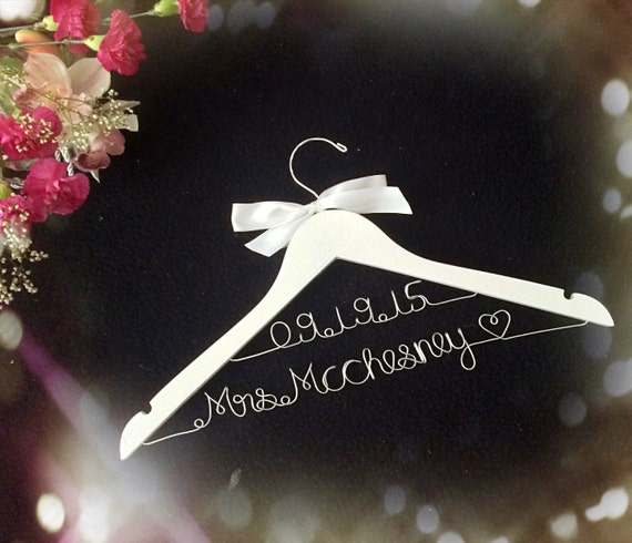 ... Bridal Hanger,Customized Hanger, Wedding Gift, Wedding Hanger, Bridal