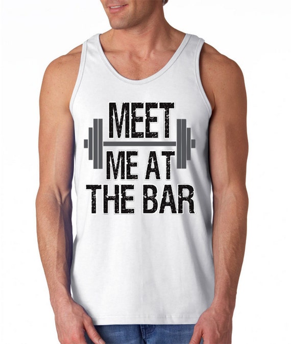 YM Wear Meet Me At The Bar Men's Novelty Funny by YMWearClothing
