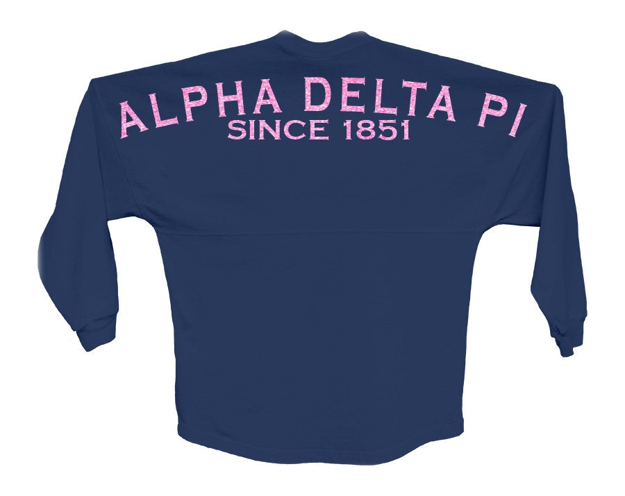 ADPi Alpha Delta Pi Since Jersey Choose Your Colors Sorority