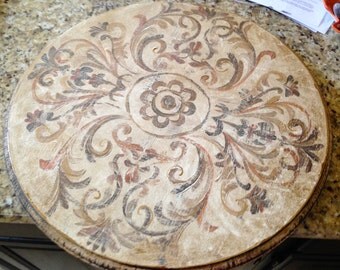 Hand Painted Lazy Susan