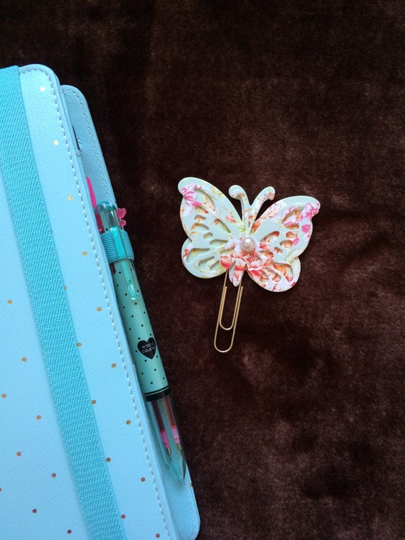 Butterfly Paper Clip by PlannerPrincess7 on Etsy