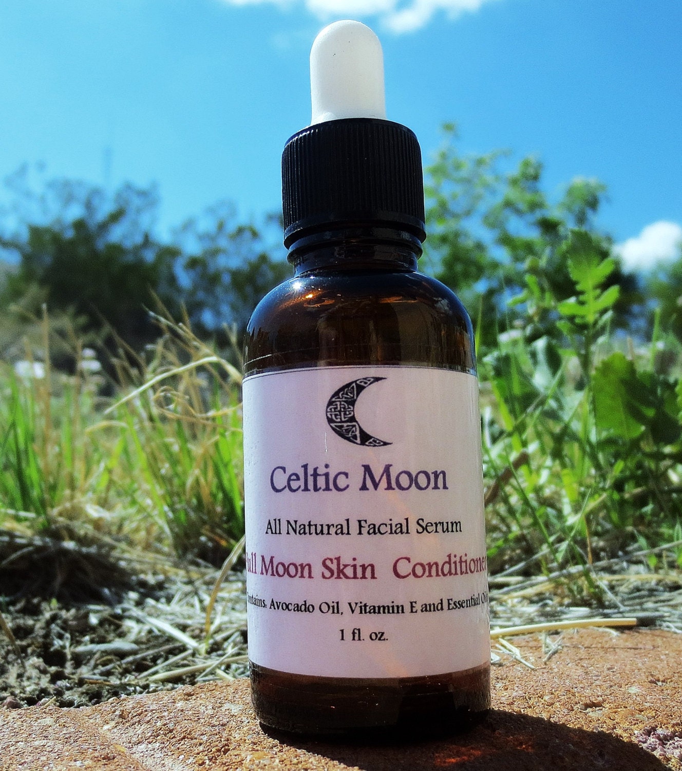 Facial Serum Mature Skin All Natural by CelticMoonNaturals