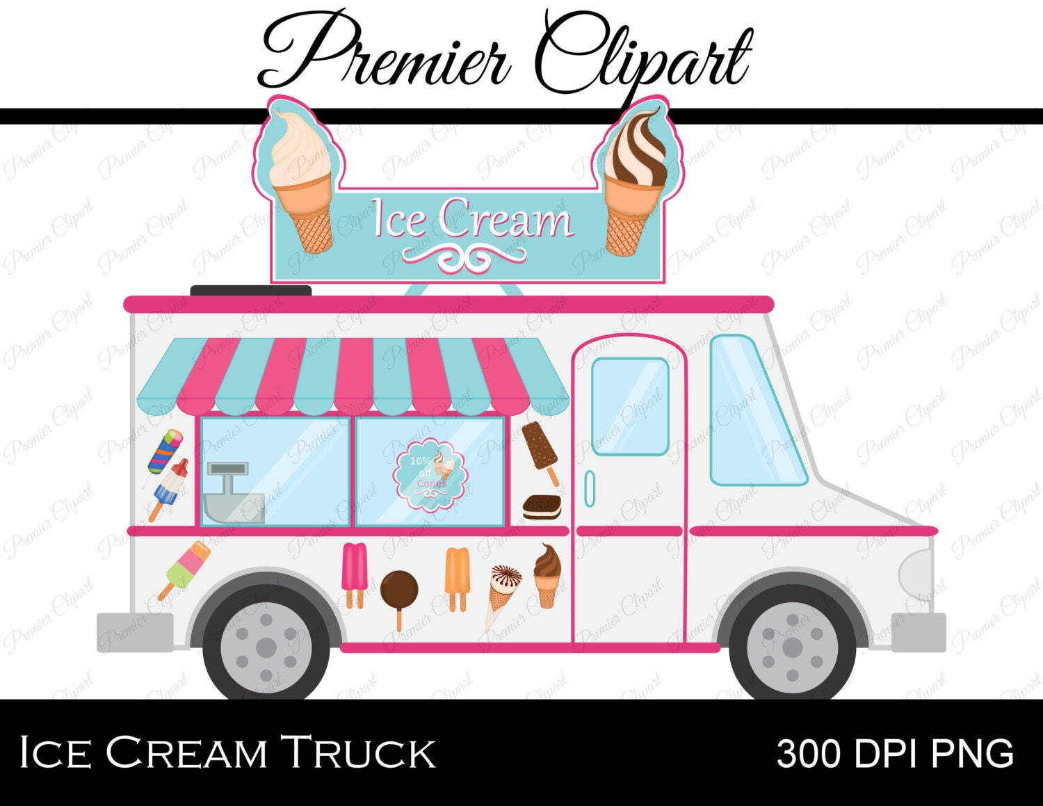 clipart ice cream truck - photo #29