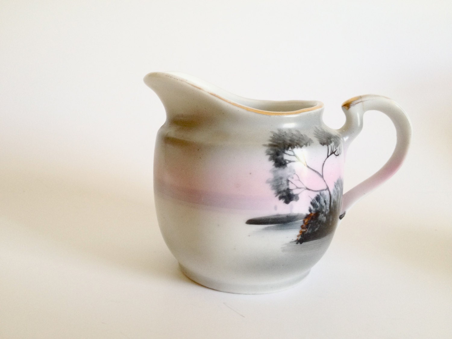 Vintage handpainted Japanese creamer
