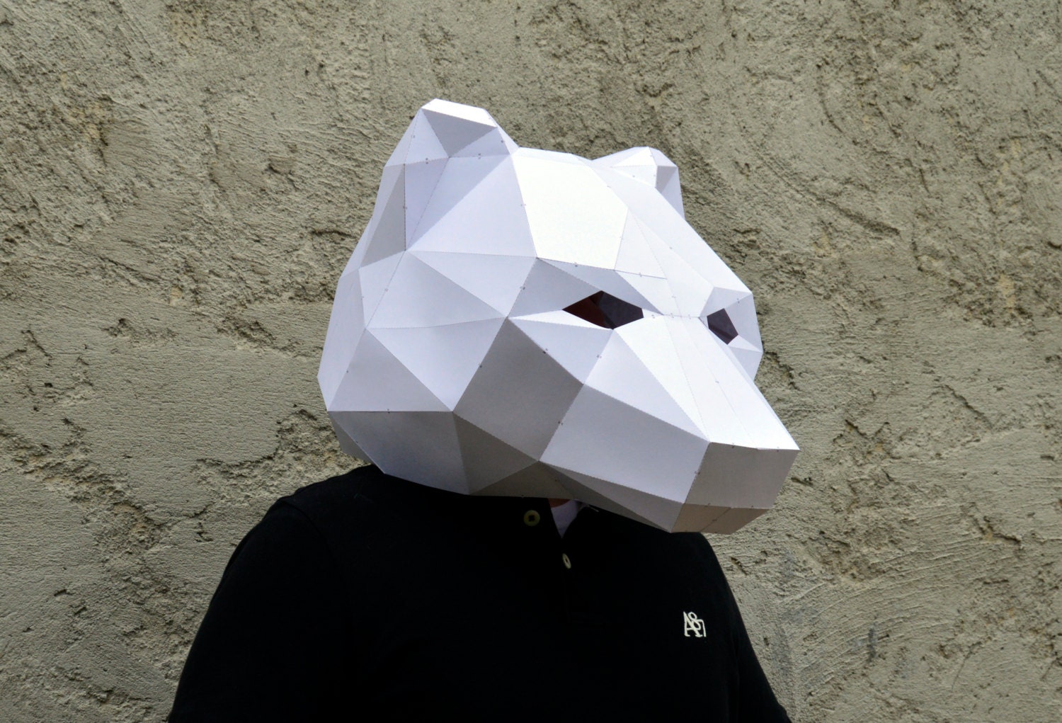 Make Your Own Bear Mask. Papercraft bear mask by PlainPapyrus