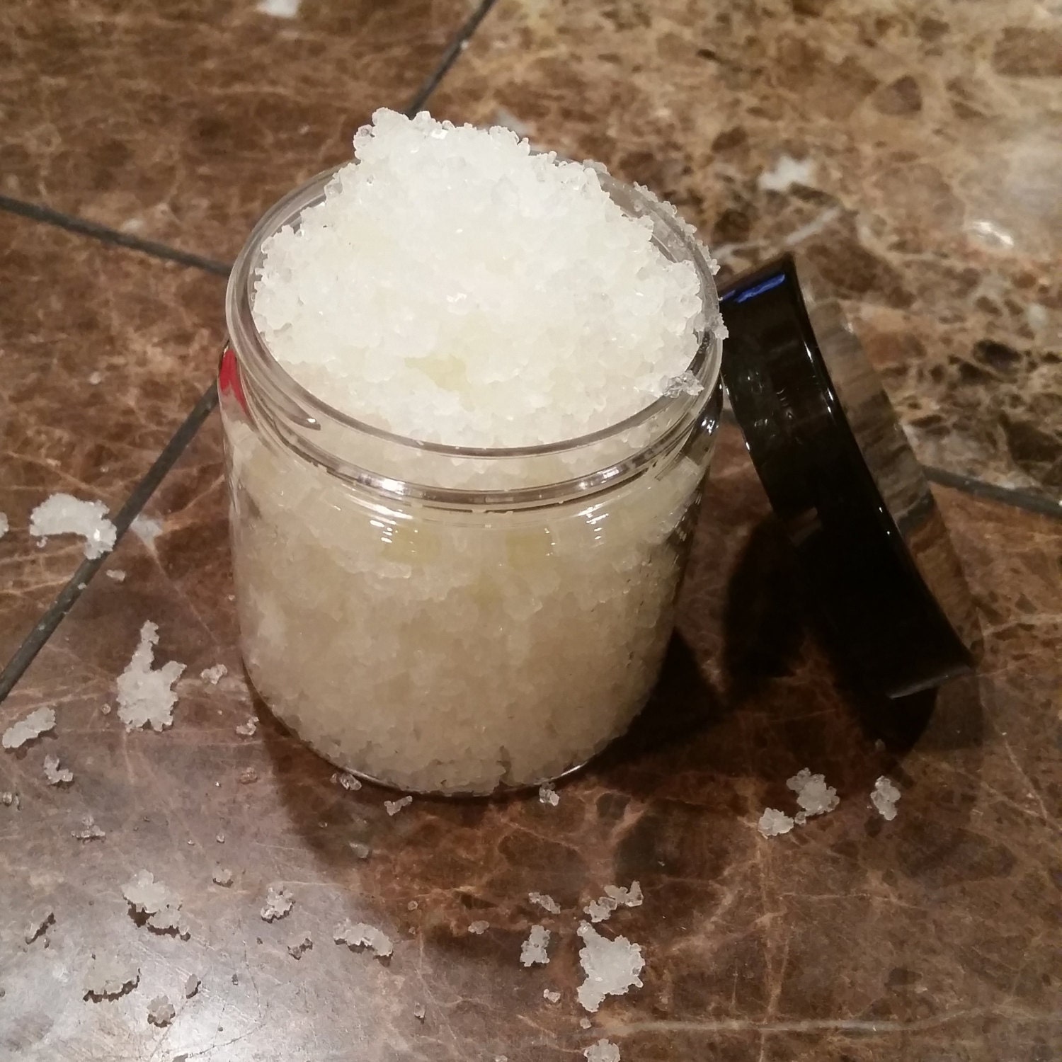 8 Oz All Natural Detoxifying Salt Scrub/Foot by BurtonNaturals