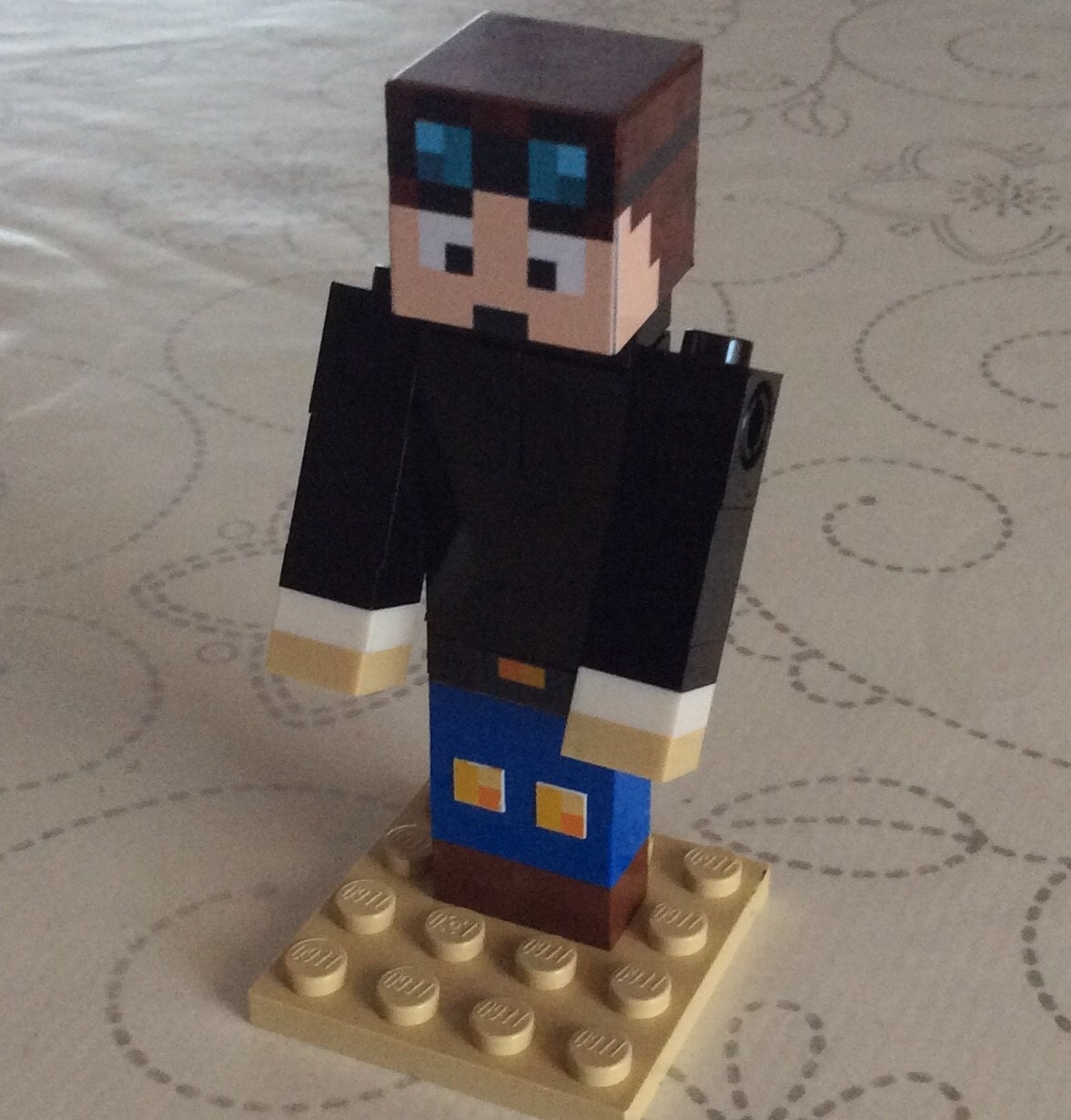 tars figure case action BackwellFixings Lego Minecraft DanTDM Great by Custom for