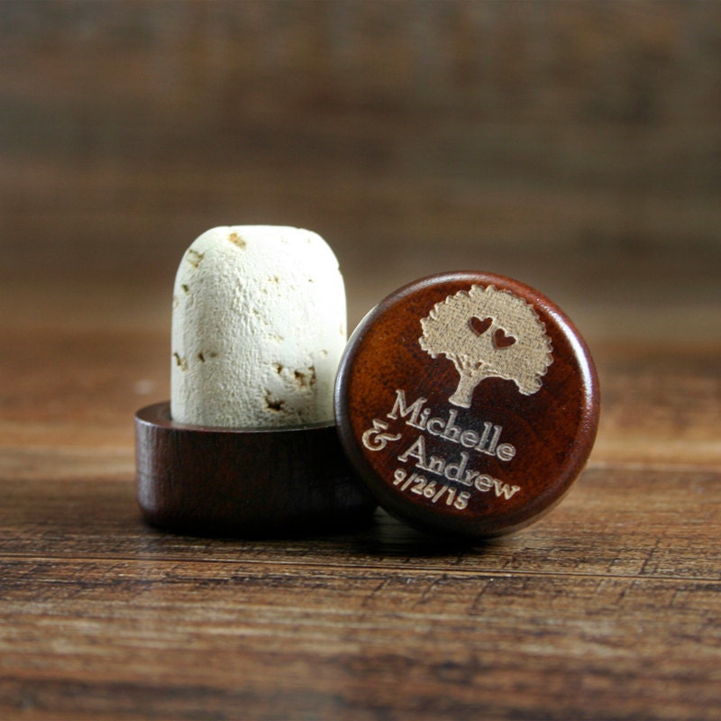 Bulk Wine Stopper Wedding Favor Personalized by EventCityDesign