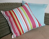 Bright Striped 16" Cushion Cover (Plain Back) Bright Striped 16" Cushion Cover (Plain Back)