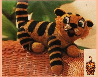 Knitting pattern tiger Etsy