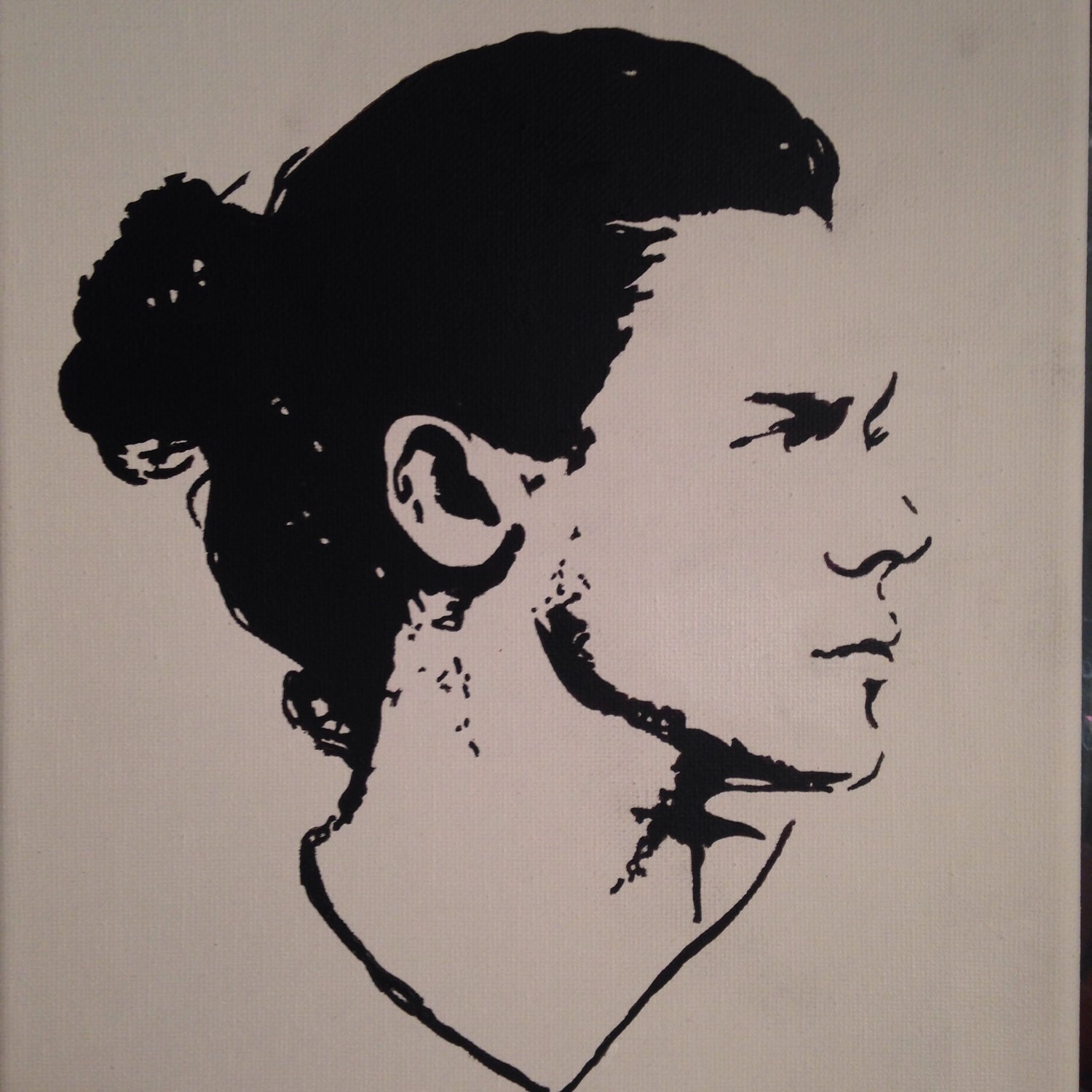 Harry Styles  Man  Bun Painting