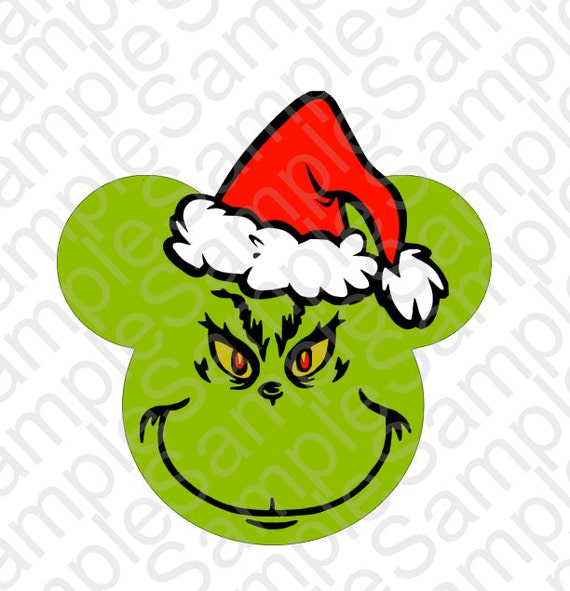 Download Christmas Grinch Mouse Head Inspired T Shirt by ...