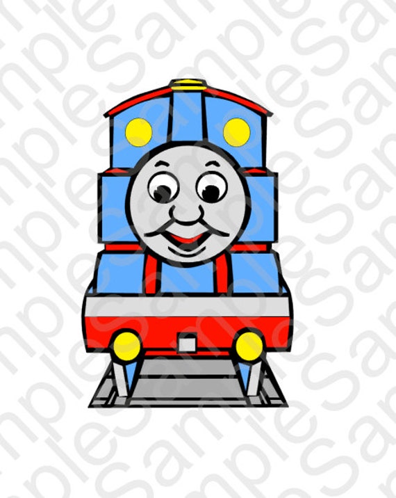 Thomas The Train Inspired SVG and DXF Cut Files by BrocksPlayhouse