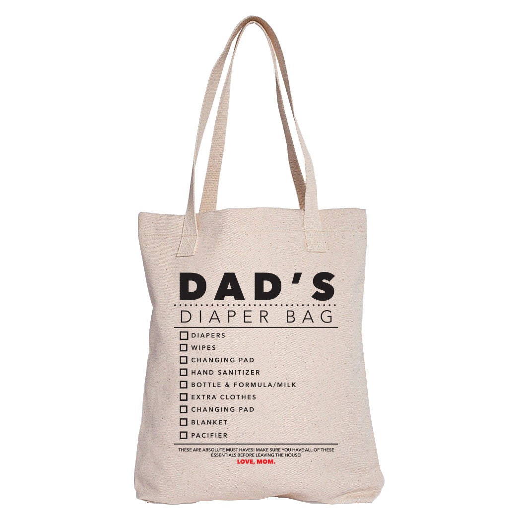 Dad&#39;s Diaper Bag Tote by KensleyKids on Etsy