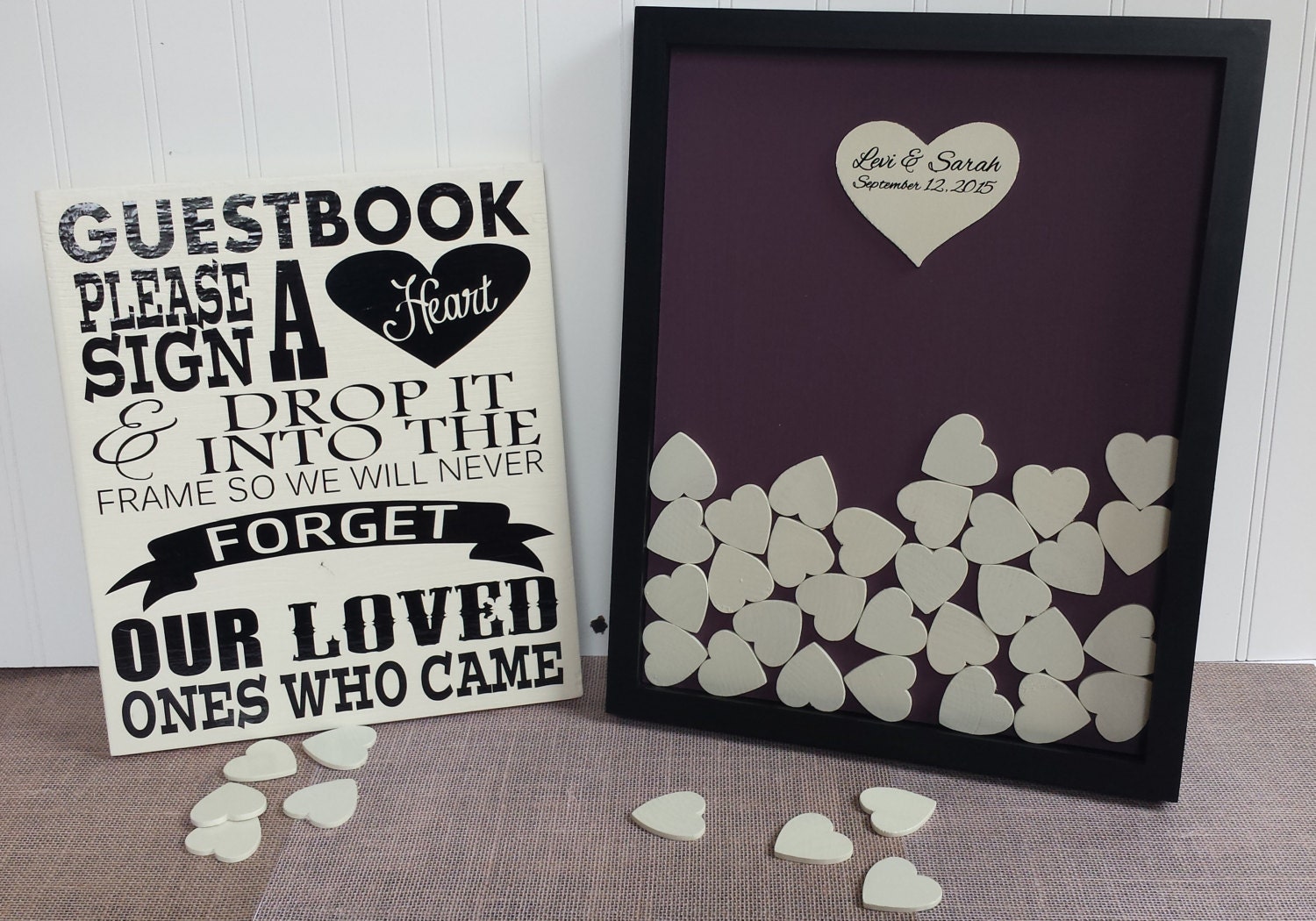 Image result for shadow box guest book