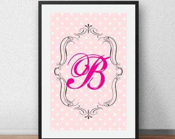 Letter B Poster | Etsy