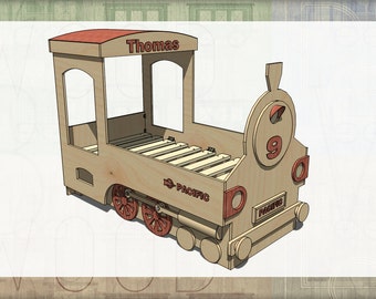 Fire Truck Twin Size Bed Woodworking Plan