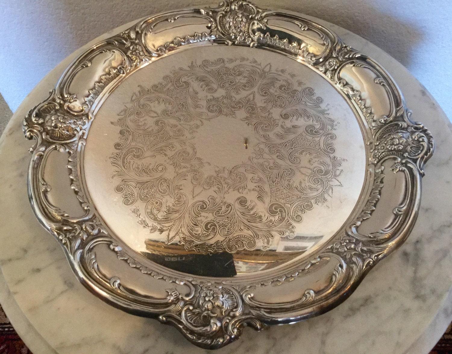 Antique, Vintage EPCA Bristol Silverplate By POOLE, 251 Pattern Ornate