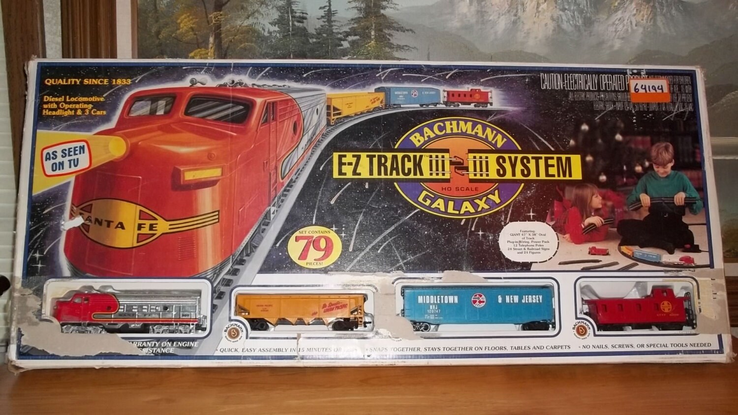 Vintage Bachmann HO Scale Galaxy Train Set by LeezManCaveHeaven