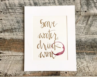 The Lush - Save Water, Drink Wine