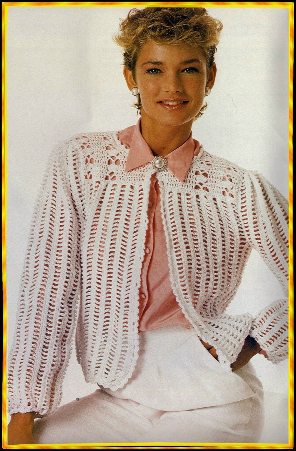 PATTERN Long sleeve sweater crochet patterncrochet cardigan