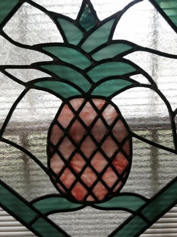 Pineapple Pineapple stained glass stained glass