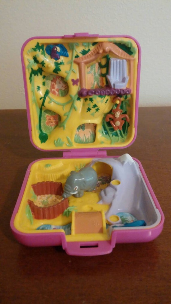 vintage polly pocket zoo