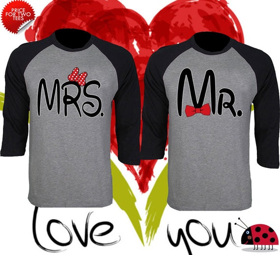 Price For 2 Tees Mr and Mrs Perfect Matching by GastonLadybird