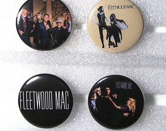 FLEETWOOD MAC buttons/pins!! - set of 5