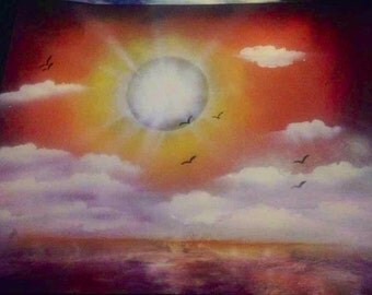 Serene shore painting