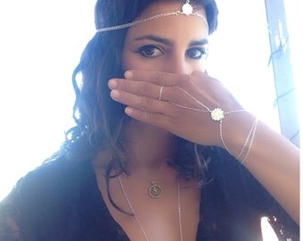 head piece - head chain - head jewelry - tiara