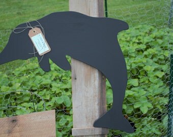 Handmade Chalkboard Dolphin
