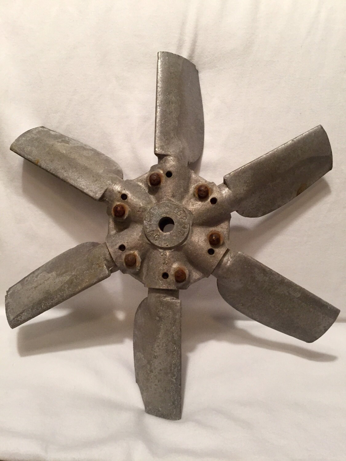 Industrail Chic Engine Fan by BeckysVintageOasis on Etsy