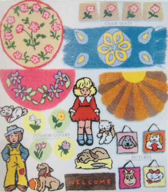 ster Craft Punch Needle Miniature Doll Rug making kit