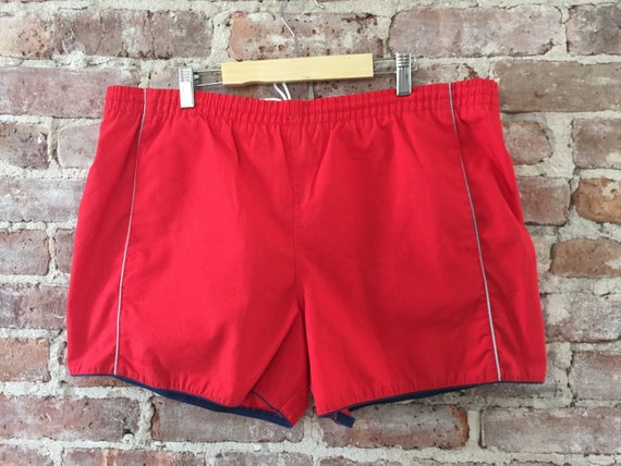 Men's 80s Speedo Swim Trunks Beach Shorts Lifeguard