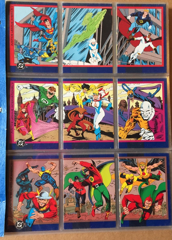 1993 DC Comics Teams Trading Cards Complete Set 150 Cards