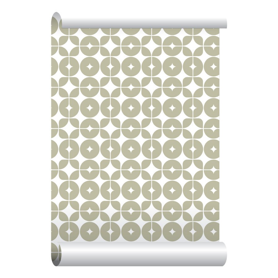 Self-adhesive Removable Wallpaper Retro Circle Pattern