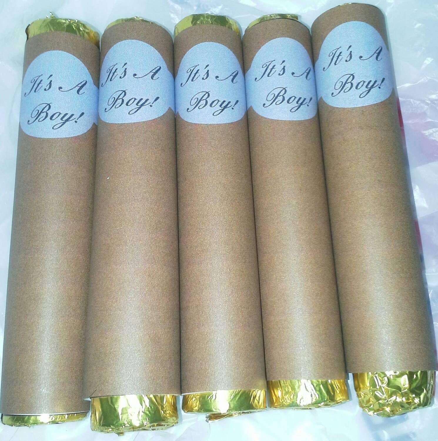 Personalized party favor Rolos cigars by SweetDee484 on Etsy