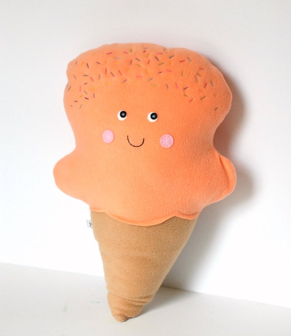 ice cream cone plush toy