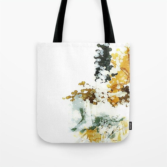 Art Tote Bag Watercolor Bag Abstract Tote Abstract by TinaCarroll