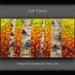 Colorado aspen forest art, Original Oil Painting, abstract landscape painting on Gallery Canvas, Ready to Hang from elseart. Size: 48x24