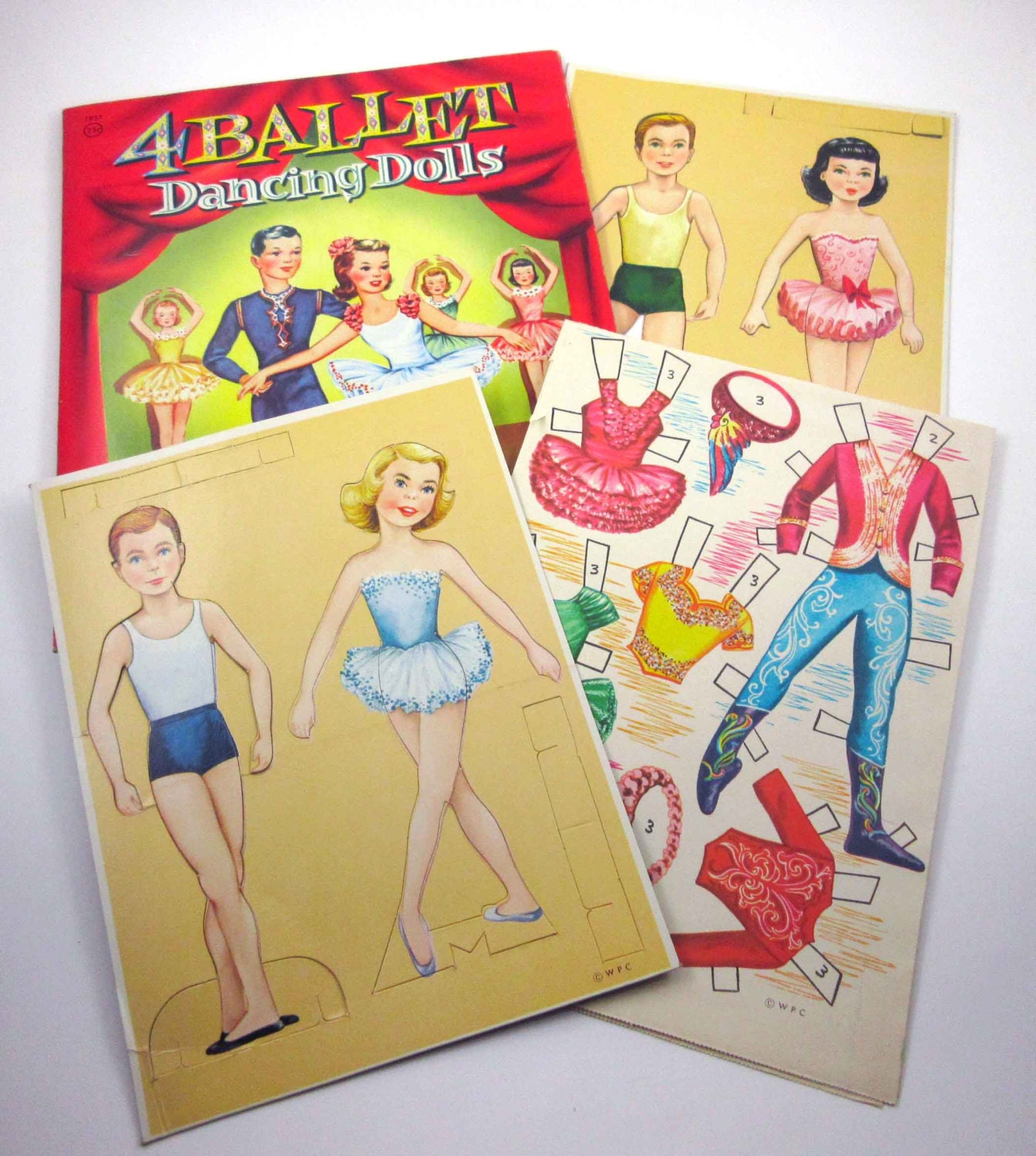 1950s paper dolls