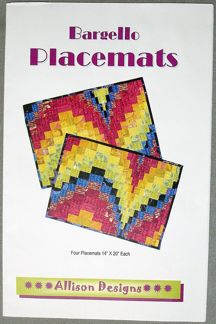 Placemat Pattern Bargello Bargello Placemats