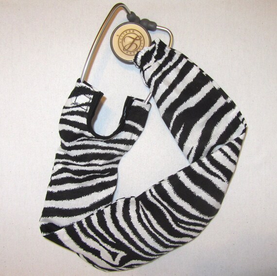 Stethoscope Cover Zebra Print Animal Collection by Wynns on Etsy