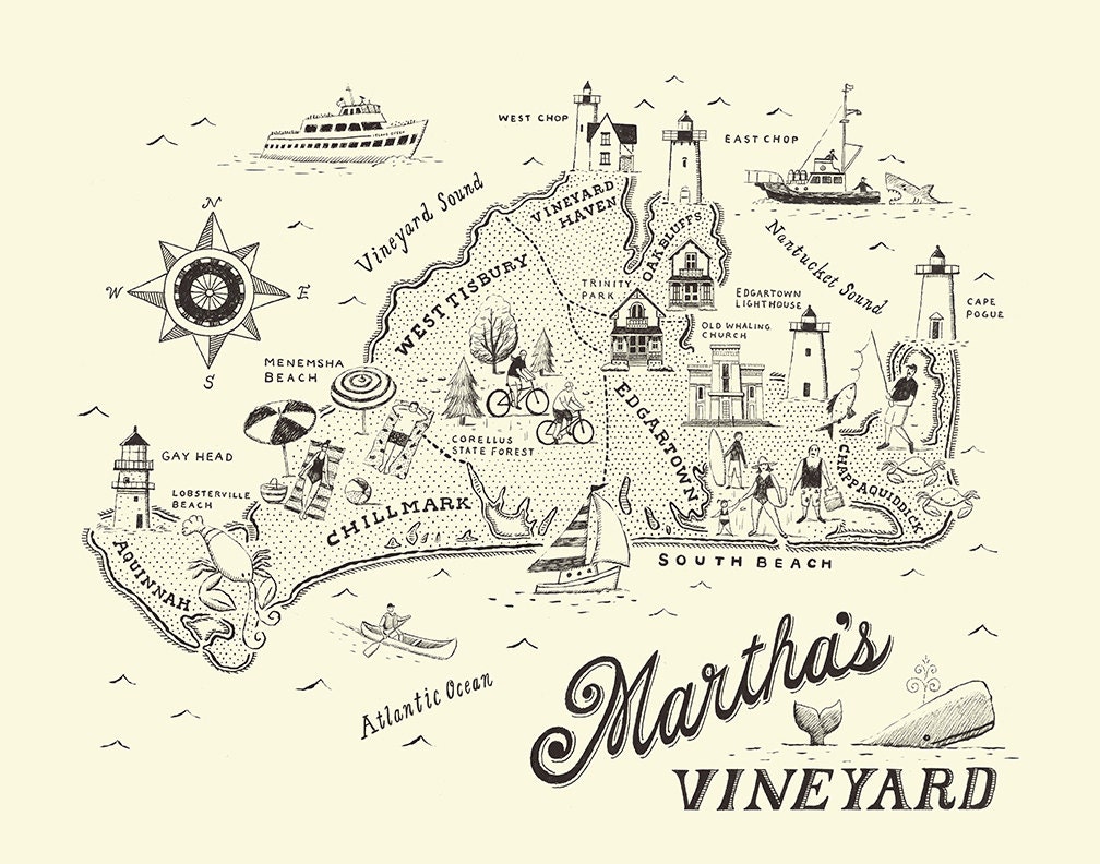 Martha's Vineyard Map